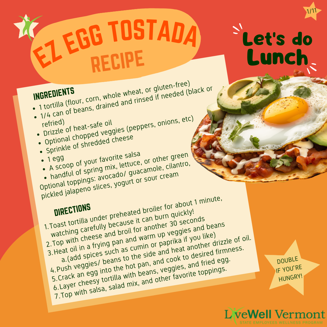 EZ Egg Tostada Recipe